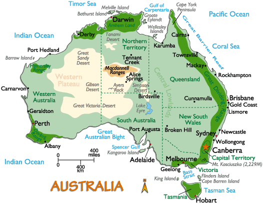 Australia Map